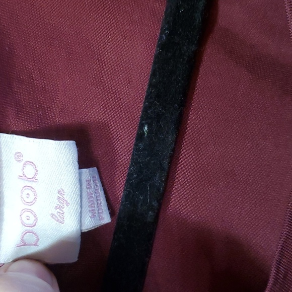 Boob nursing maternity long sleeve tee - Picture 2 of 4